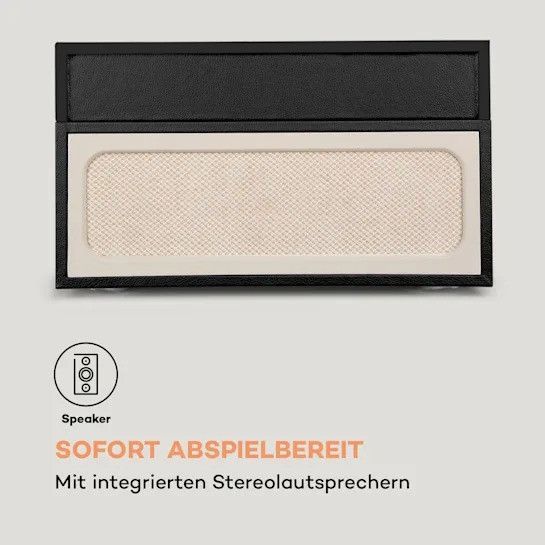 Ретро проигрыватель виниловых пластинок auna Sarah Ann Bluetooth USB 33, 45 и 78 об/мин 10033175 фото