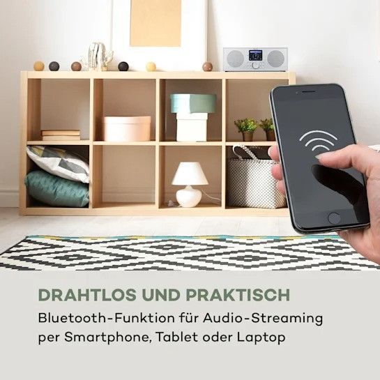 Уценка!!! Інтернет-радіо Auna Silver Star Stereo Internet DAB+/FM-радіо, WiFi, BT, DAB+/FM, білий 10032917 фото