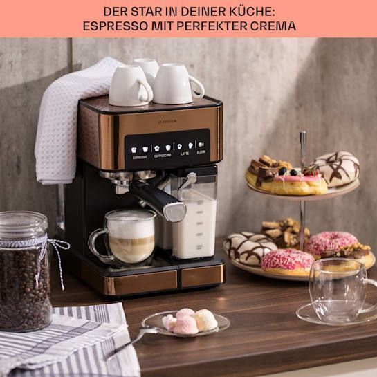 УЦЕНКА!!! Эспрессо-кофемашина Klarstein Arabica Comfort 1350 Вт 20 бар 10041524 фото