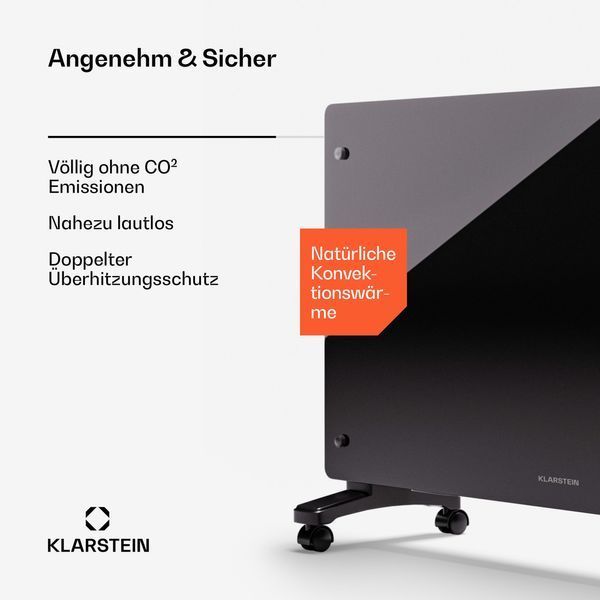 УЦЕНКА!!! Електрокамін, Конвекційний нагрівач Klarstein Bornholm Smart 2500 Вт, 25 м2 ГЕРМІЯ 10045428 фото
