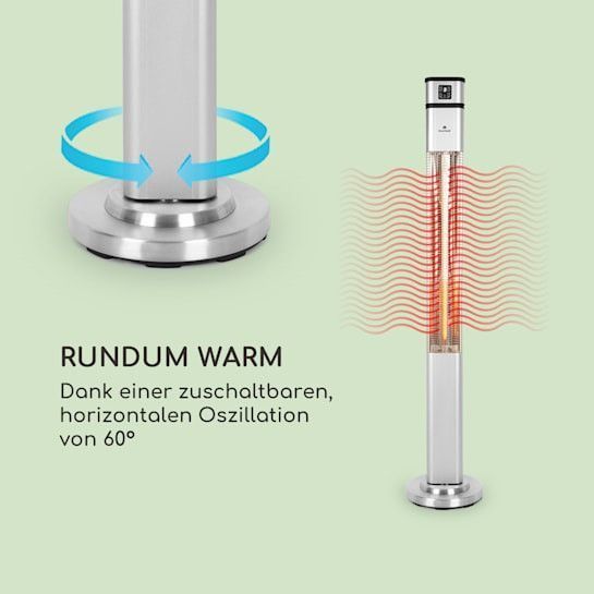 Б/У!!! Інфрачервоний нагрівач Blumfeldt Heat Guru Plus 2000 Вт, 3 рівні нагрівання Німеччина 10033692 фото