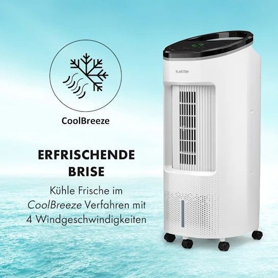 Мобильный кондиционер воздухоохладитель Klarstein IceWind Plus 4-в-1 330 м&sup3;/ч 10033433 фото