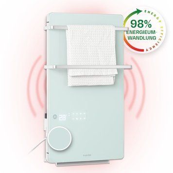 Б/У Нагрівач для ванної кімнати Klarstein Hot Spot Crystal Flow 45x82 см 36 м2 2000 Вт 5-40 &deg;C LED 10035035 фото
