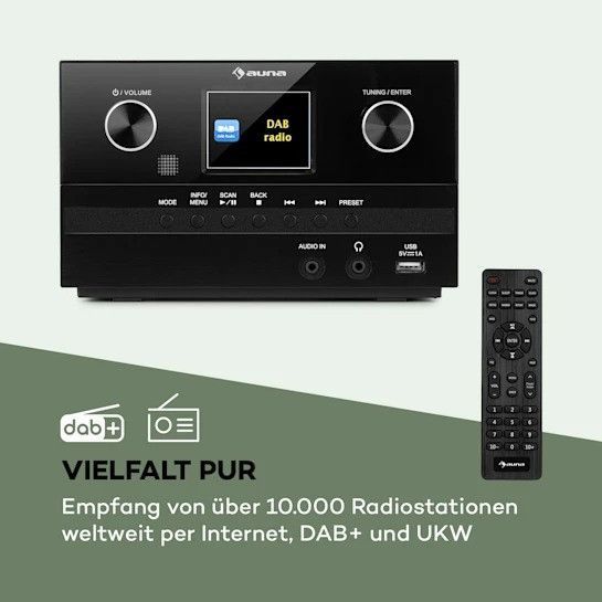 УЦЕНКА!!! Інтернет-радіо Auna Connect System S стерео + динамік 20Wmax 10034071 фото