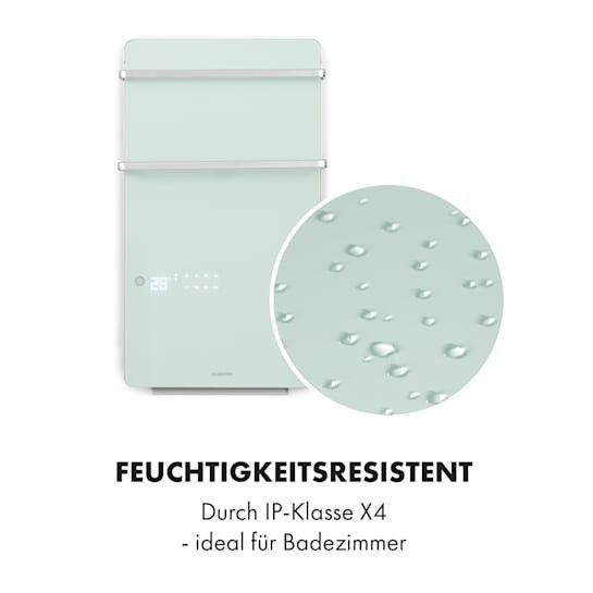 Б/У Нагрівач для ванної кімнати Klarstein Hot Spot Crystal Flow 45x82 см 36 м2 2000 Вт 5-40 &deg;C LED 10035035 фото