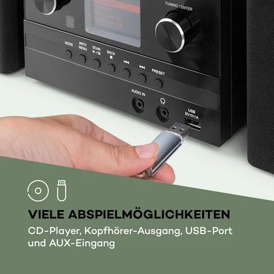 УЦЕНКА!!! Інтернет-радіо Auna Connect System S стерео + динамік 20Wmax 10034071 фото