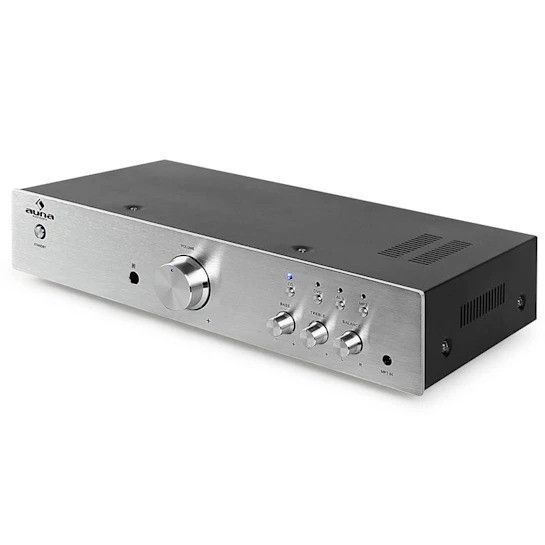УЦЕНКА!!! Ресивер, підсилювач Auna AV2-CD508 HiFi 600 Вт макс сріблястий (Німеччина) 10008980 фото