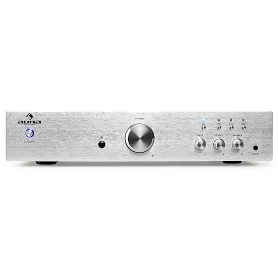 УЦЕНКА!!! Ресивер, підсилювач Auna AV2-CD508 HiFi 600 Вт макс сріблястий (Німеччина) 10008980 фото