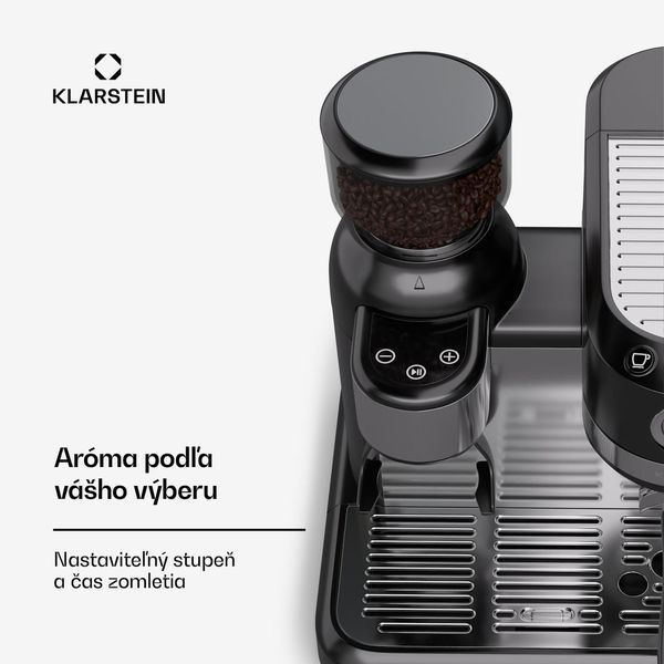Еспресо-кавашина Klarstein Bella Caf&eacute; 1550 Вт, 20 барів, важільний механізм 10046428 фото