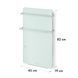 Б/У Нагрівач для ванної кімнати Klarstein Hot Spot Crystal Flow 45x82 см 36 м2 2000 Вт 5-40 &deg;C LED 10035035 фото 2