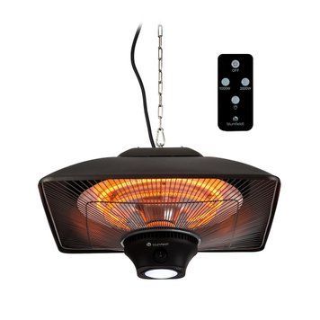 Б/У Інфрачервона люстра нагрівач blumfeldt Heat Square 1000/2000 Вт Carbon IP24 LED 10032565 фото