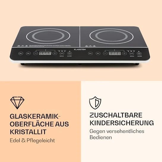 УЦЕНКА!!! Індукційна плита KLARSTEIN VariCook Slim 3500 Вт Таймер 240&deg; C Touch Німеччина 10030684 фото