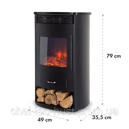 УЦЕНКА!!! Камін електричний Klarstein Bormio 950/1900W термостат тижневий таймер Німеччина 10032590 фото