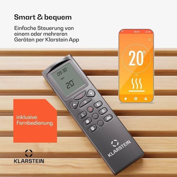 Камін електричний KLARSTEIN Opala Smart 950/1900 Вт Німеччина 10045362 фото