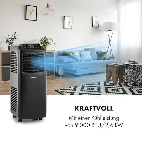 Мобільний кондиціонер Klarstein Pure Blizzard Smart 9k 9000 BTU/2,6 кВт EEC 10035808 ш фото