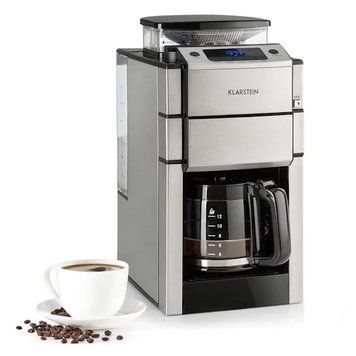 УЦЕНКА!!! Кавомашина Klarstein Aromatica X Kaffeemaschine кавомолка скляний глечик Aroma+ неіржавка сталь 10032102 фото