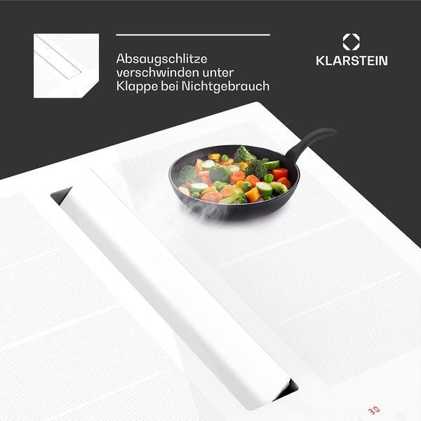 УЦЕНКА!!! Індукційна варильна панель KLARSTEIN Chef-Fusion 60 см з 4 конфорками та витяжкою ГЕРМАННЯ 10046452 фото