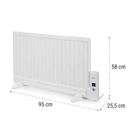 Уценка!!! Цифровий оливний нагрівач One Concept Wallander 800W термостат оливний нагрівання ультра плоский б 10033100 фото