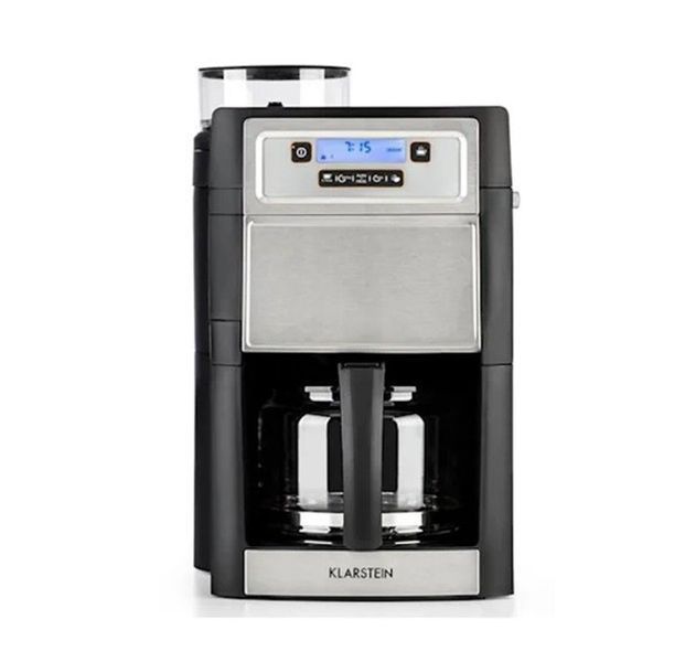 Б/У Кофемашина Klarstein Aromatica II, кофемолка, 1,25 л, серебристый 10032872 фото