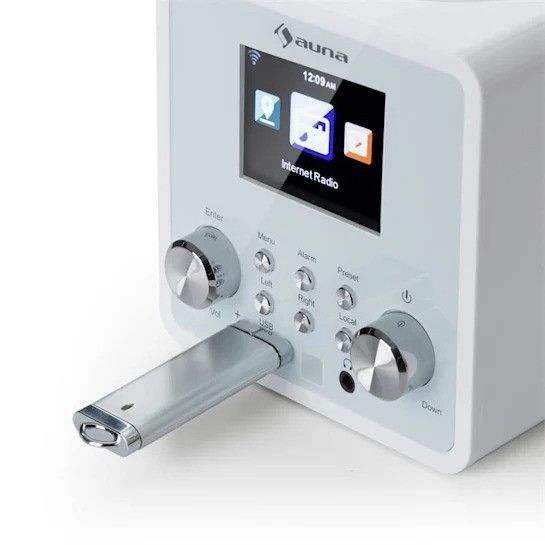 Інтернет-радіо Auna IR-120 WLAN DNLA UPnP App-Control 10032047 фото