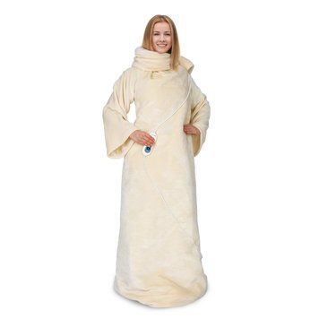 Электрическое одеяло с рукавами Slanket Klarstein 120W 155x180см Coral Fleece 10035504 фото