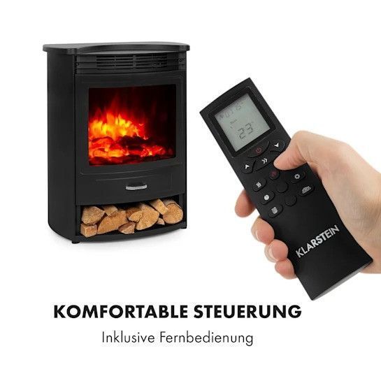 УЦЕНКА!!! Камін електричний Klarstein Bormio S 950/1900W термостат тижневий таймер Німеччина 10034249 фото