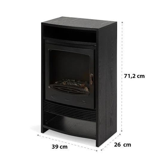 Камін електричний Klarstein Bergamo 900 / 1800W Німеччина 10034397 фото
