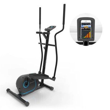 Орбітрек крос-тренажер Klarfit Myon 12 кг з маховиком SilentBelt System чорний 10032971 фото