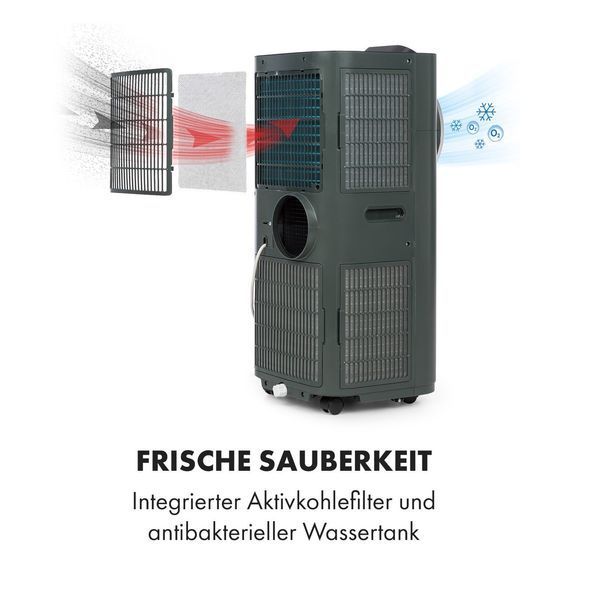 Мобильный кондиционер Klarstein Kraftwerk Smart 10K Air Conditioner 3-in-1 10000 BTU 10034667 фото