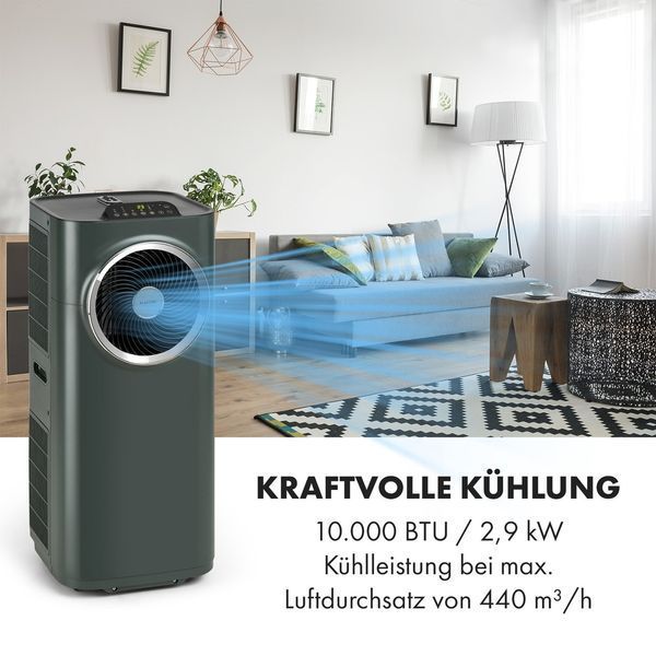 Мобильный кондиционер Klarstein Kraftwerk Smart 10K Air Conditioner 3-in-1 10000 BTU 10034667 фото