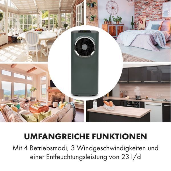 Мобильный кондиционер Klarstein Kraftwerk Smart 10K Air Conditioner 3-in-1 10000 BTU 10034667 фото