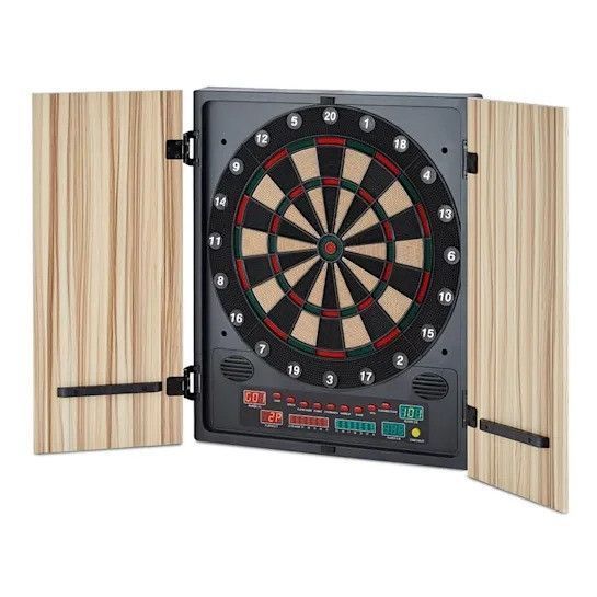 УЦЕНКА!!! Дартс Klarfit Dartmaster 180 мішень для дартс з м'якими дверцятами бежевого кольору 10030462 фото
