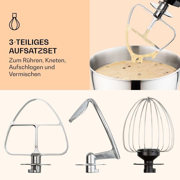 Кухонный комбайн (тестомес) Klarstein Bella Mini 1200 Watt Германия 10037979 фото
