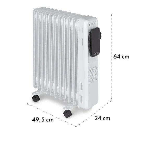 Цифровий оливний нагрівач Klarstein Thermaxx Elevate Smart 2720 Вт, 7-35 &deg;C 24-годинний таймер 10035276 фото