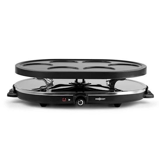 Легке б/у Раклет-гриль oneConcept Wokset 1200 W 8 персон з антипригарним покриттям 10030539 фото