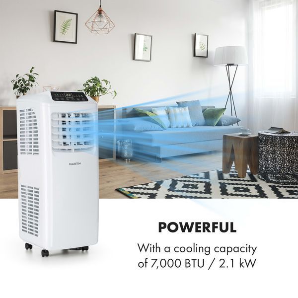 Мобільний кондиціонер Klarstein Pure Blizzard Air Conditioner Осушувач повітря та вентилятор 3-в-1 7 БЕ 10028188 фото