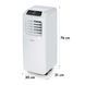 Мобільний кондиціонер Klarstein Pure Blizzard Air Conditioner Осушувач повітря та вентилятор 3-в-1 7 БЕ 10028188 фото 2
