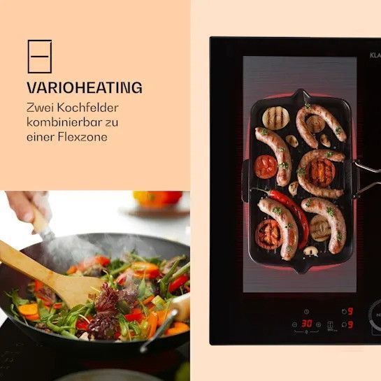 Индукционная плита KLARSTEIN Delicatessa 60 Гибридная встраиваемая варочная панель 4 зоны 7000Вт 10033022 фото