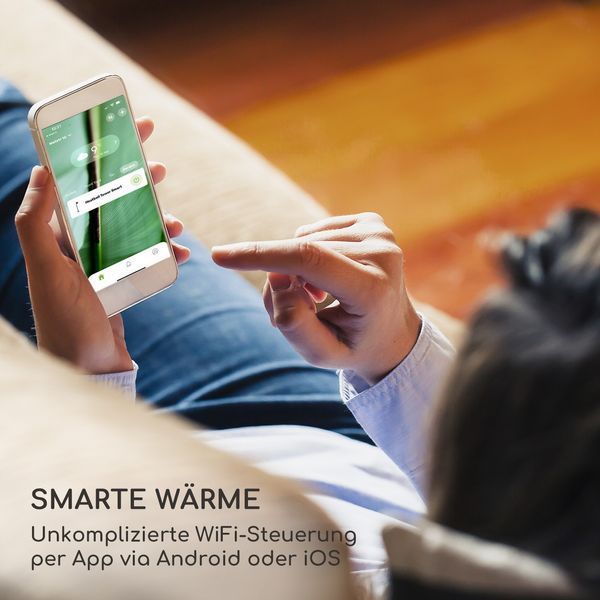УЦЕНКА!!! Инфракрасная люстра обогреватель Blumfeldt Heatbell Ceiling Smart 10038418 фото