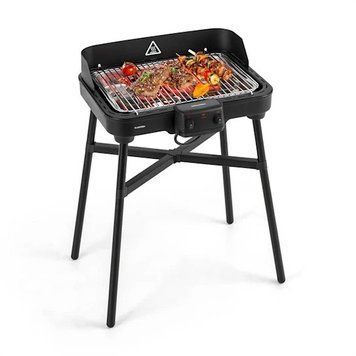 Електричний гриль Klarstein Grill core 1900 + 800 Вт подвійний нагрівальний елемент 10033343 фото