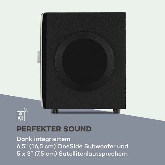 Акустична система Auna Concept 520 5.1 75 Вт RMS Сабвуфер OneSide BT USB SD ЕРМІЯ 10033066 фото