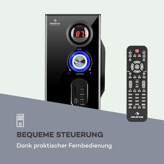 Акустична система Auna Concept 520 5.1 75 Вт RMS Сабвуфер OneSide BT USB SD ЕРМІЯ 10033066 фото
