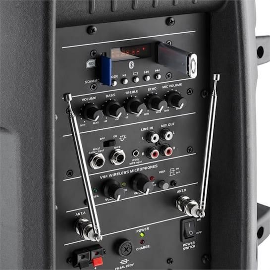Активна акустична система Malone Bushfunk 45 Active PA Speaker 900W Bluetooth Батарея USB SD MP3 VHF 10029253 фото