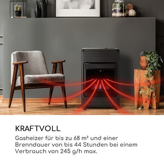 Газовый обогреватель Blumfeldt Flame газовый обогреватель камин мощностью до 3,4 кВт Германия 10035407 фото