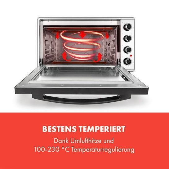 УЦЕНКА!!! Духовка Klarstein Masterchef 45 45 л 2000 Вт 100-230 &deg;C таймер Німеччина 10034497 фото