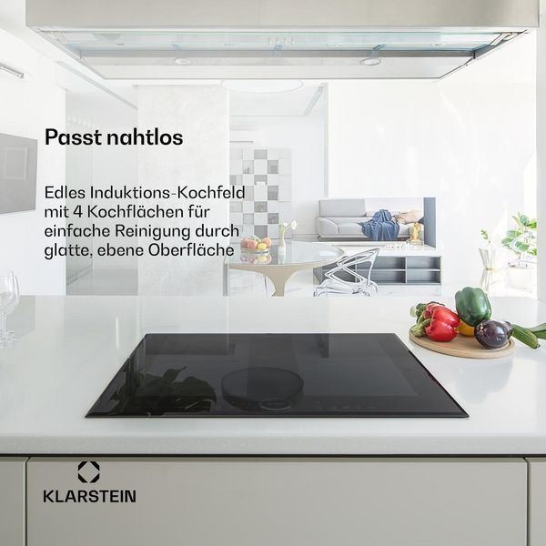 УЦЕНКА!!! Індукційна плита KLARSTEIN Delicatessa 60 Prime 4 зони 7000 Вт таймер Німеччина 10033021 фото