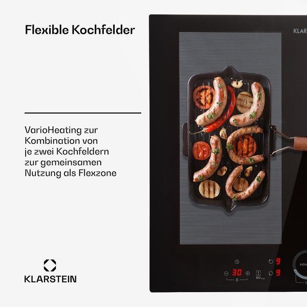 УЦЕНКА!!! Індукційна плита KLARSTEIN Delicatessa 60 Prime 4 зони 7000 Вт таймер Німеччина 10033021 фото