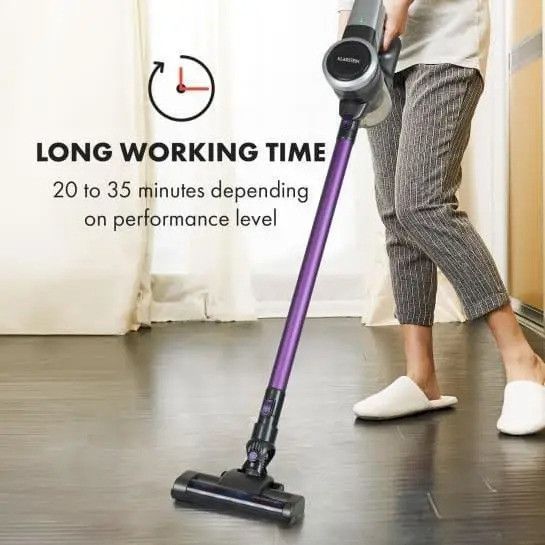 Б/У Безшумний акумуляторний пилосос Klarstein Clean Butler 4G Silent бездротовий пилосос 16 кПа 0,8 л HEPA10 10033763 фото