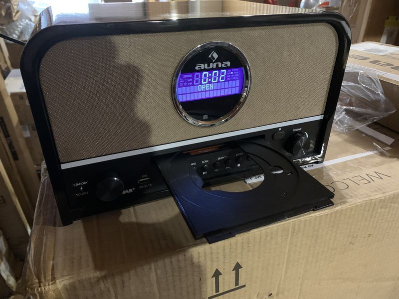 УЦЕНКА!!! Радіо DAB + FM USB BT CD-програвач Auna Columbia DAB Німеччина 10032958 фото