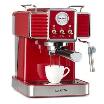 SALE БУ!!! Еспресо-кавоварка Klarstein Gusto Classico 1350 Вт, тиск 20 барів Резервуар для води: 1,5 літра 10035565 фото